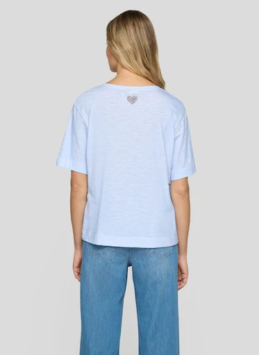T-shirts korte mouw blauw Rabe - Image 4