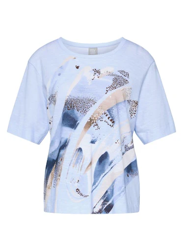 T-shirts korte mouw blauw Rabe - Image 7