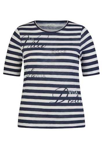 T-shirts korte mouw blauw Rabe