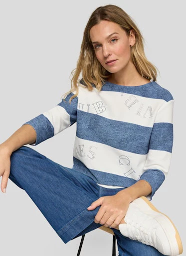 T-shirts korte mouw blauw Rabe - Image 3