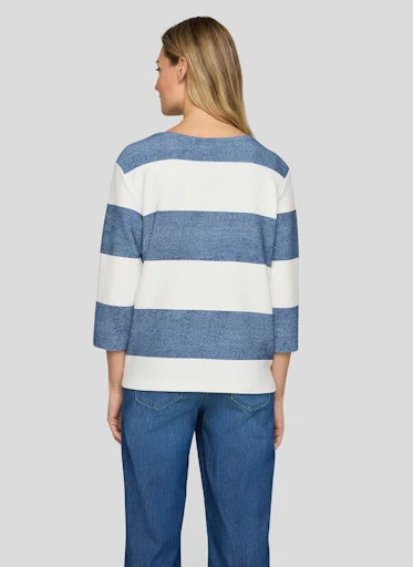 T-shirts korte mouw blauw Rabe - Image 4
