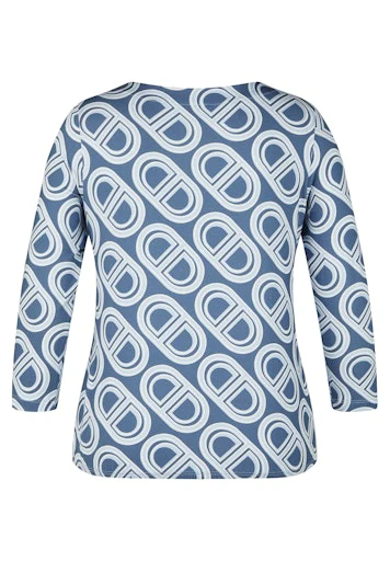 T-shirts korte mouw blauw Rabe - Image 2