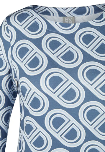 T-shirts korte mouw blauw Rabe - Image 3