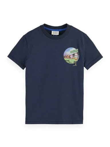 T-shirts korte mouw blauw Scotch & Soda