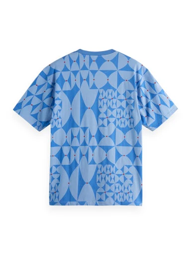 T-shirts korte mouw blauw Scotch & Soda - Image 3
