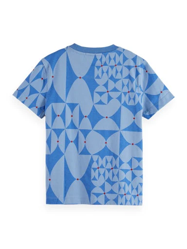 T-shirts korte mouw blauw Scotch & Soda - Image 3