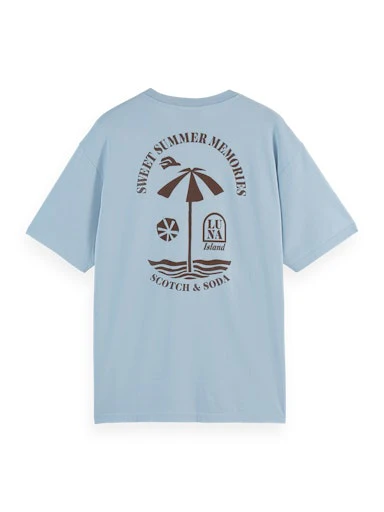T-shirts korte mouw blauw Scotch & Soda