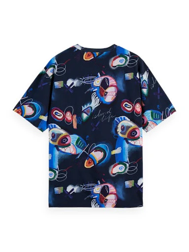 T-shirts korte mouw blauw Scotch & Soda