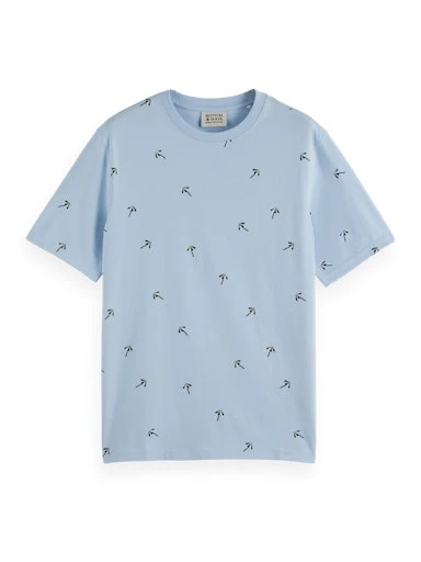 T-shirts korte mouw blauw Scotch & Soda - Image 3