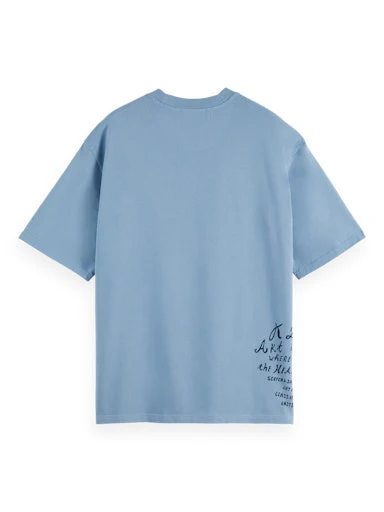 T-shirts korte mouw blauw Scotch & Soda - Image 2