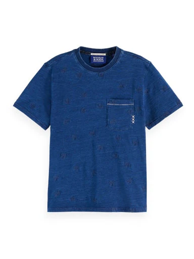 T-shirts korte mouw blauw Scotch & Soda