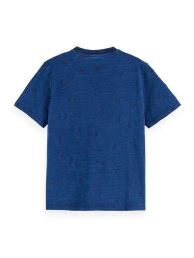 T-shirts korte mouw blauw Scotch & Soda - Image 3