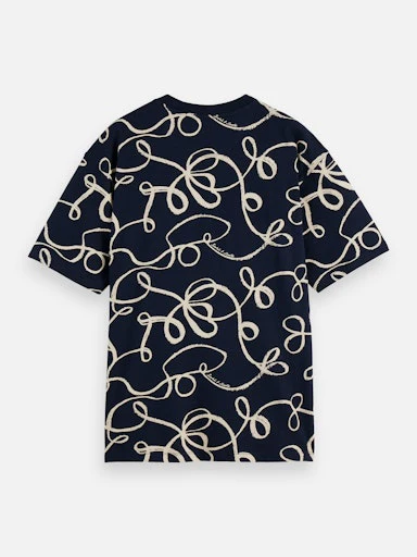 T-shirts korte mouw blauw Scotch & Soda - Image 5