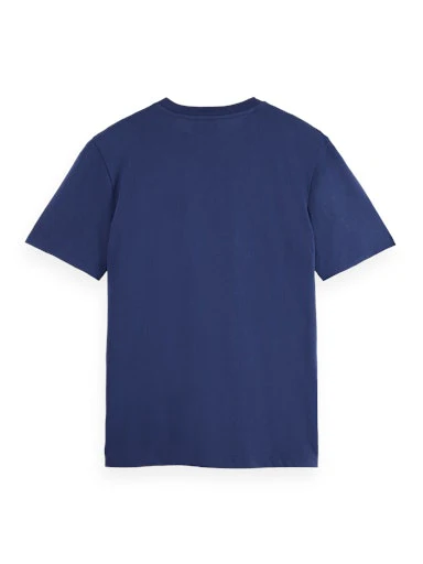 T-shirts korte mouw blauw Scotch & Soda - Image 4