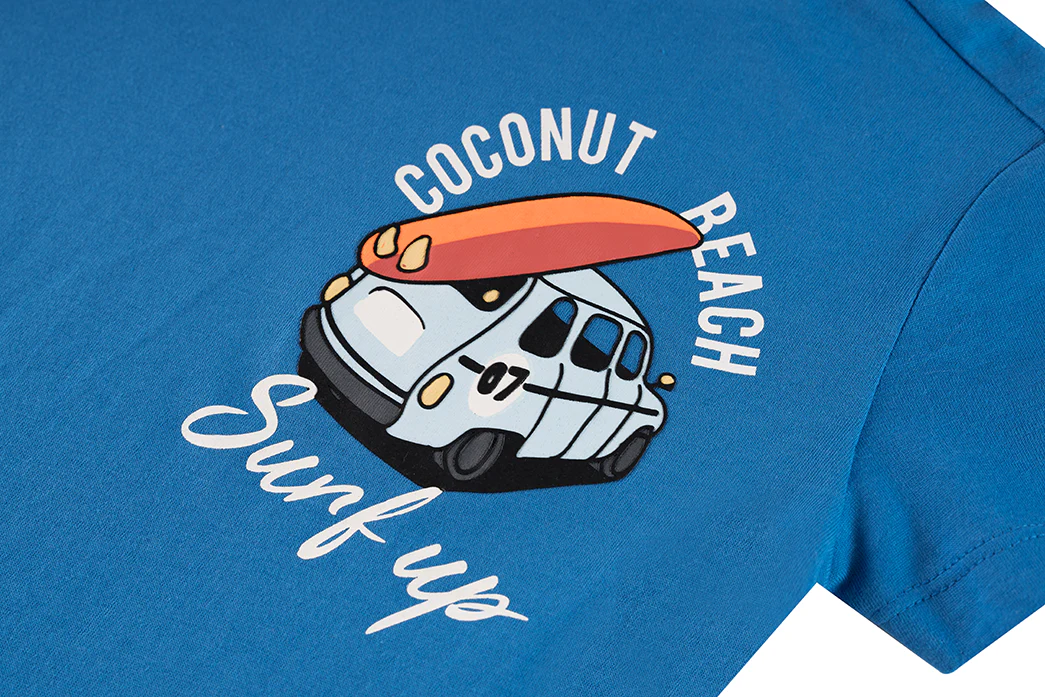 T-shirts korte mouw blauw Someone - Image 3