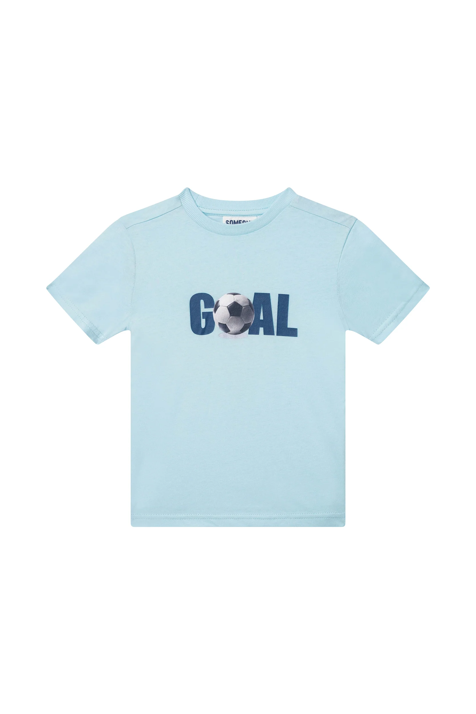 T-shirts korte mouw blauw Someone