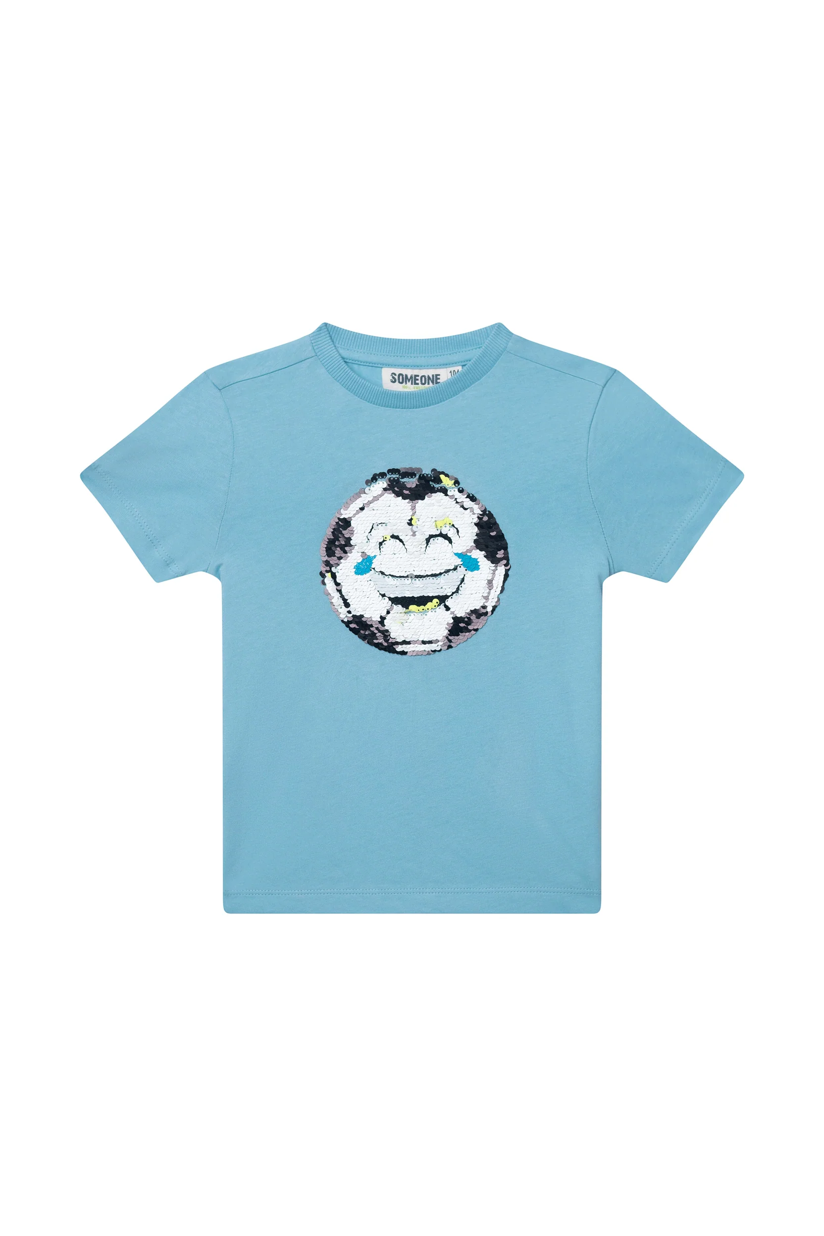 T-shirts korte mouw blauw Someone