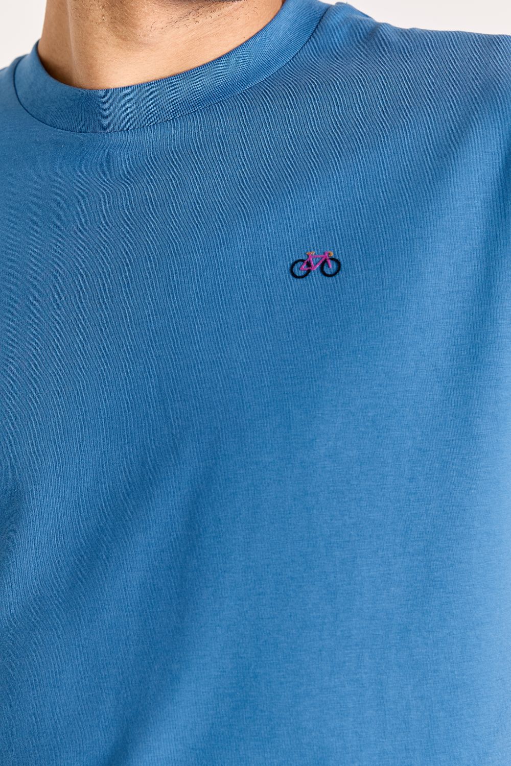 T-shirts korte mouw blauw STRØM - Image 4