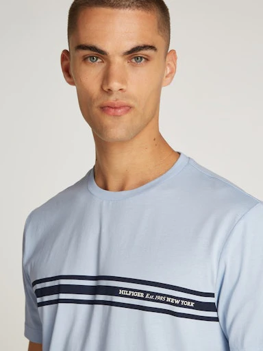 T-shirts korte mouw blauw Tommy Hilfiger - Image 4