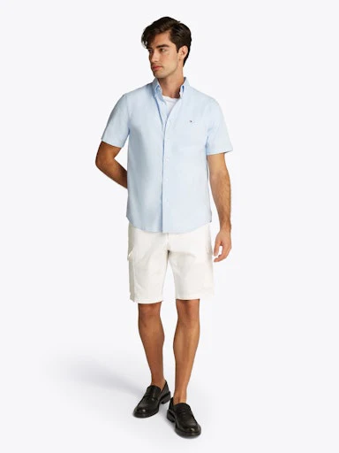 Hemden korte mouw blauw Tommy Hilfiger - Image 2