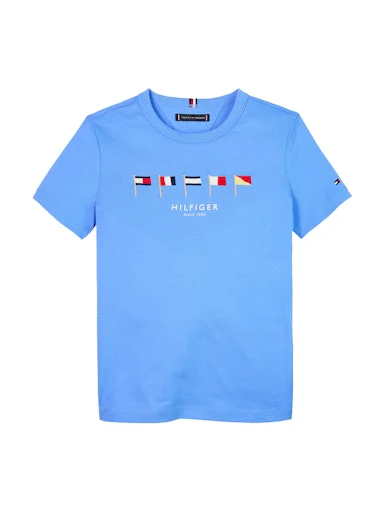T-shirts korte mouw blauw Tommy Hilfiger - Image 4