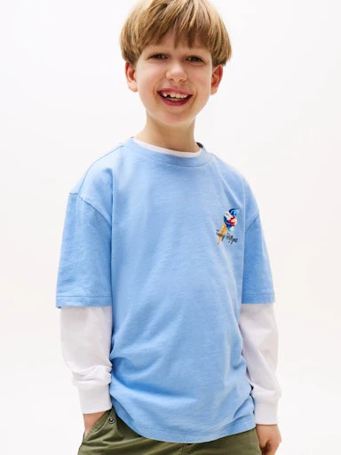 T-shirts korte mouw blauw Tommy Hilfiger