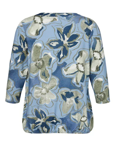 T-shirts korte mouw blauw Via Appia Due - Image 2