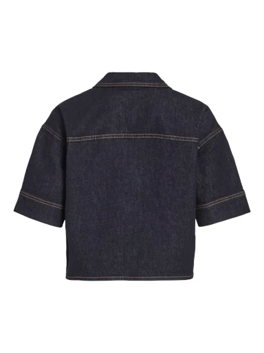 Blouses korte mouw blauw VILA - Image 2