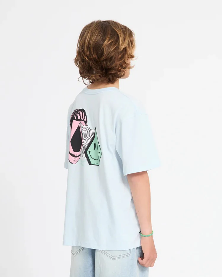 T-shirts korte mouw blauw VOLCOM - Image 4