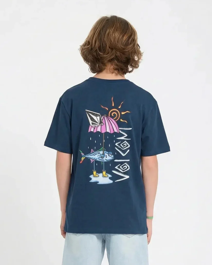 T-shirts korte mouw blauw VOLCOM - Image 2