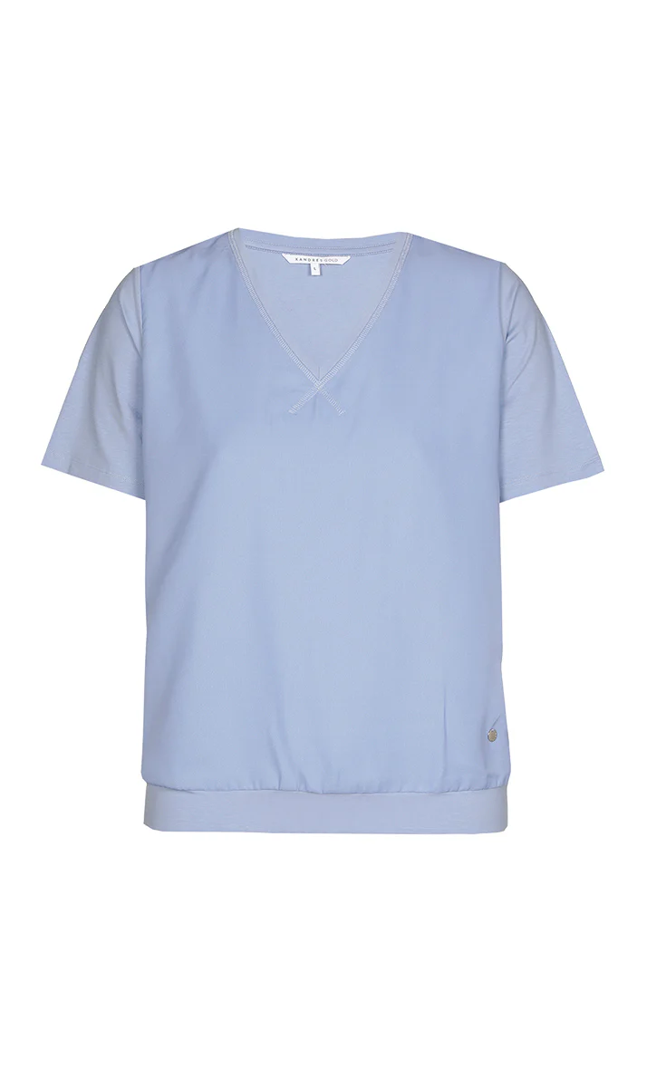 T-shirts korte mouw blauw Xandres Gold