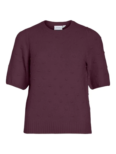 T-shirts korte mouw bordeaux VILA