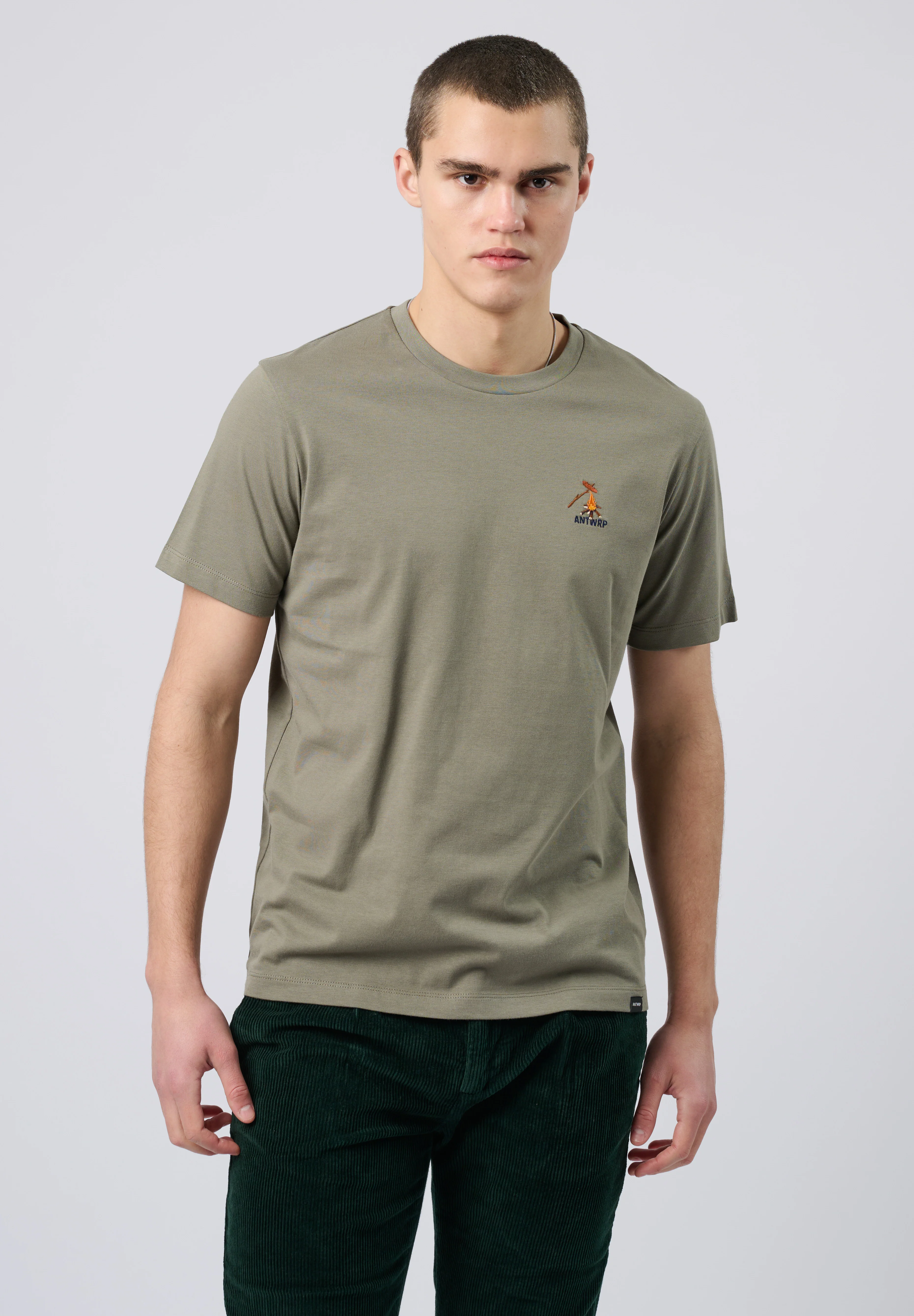 T-shirts korte mouw bruin ANTWRP - Image 4