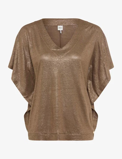 T-shirts korte mouw bruin BRAX