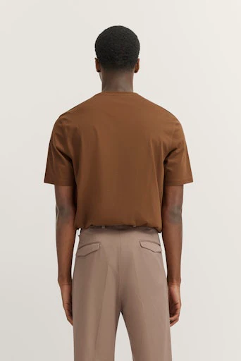 T-shirts korte mouw bruin Bugatti - Image 3