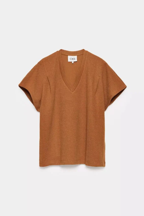 T-shirts korte mouw bruin CKS