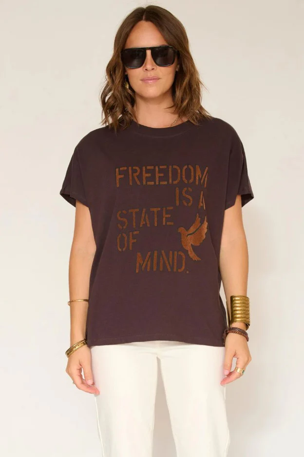 T-shirts korte mouw bruin MKT studio