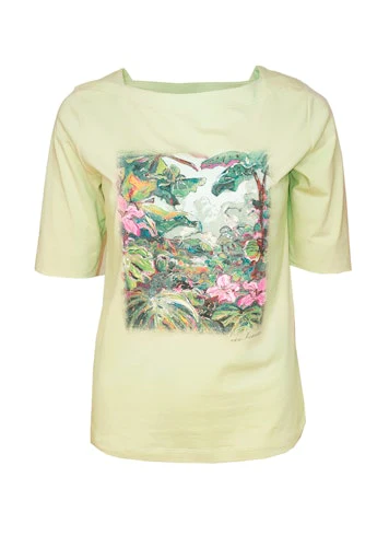 T-shirts korte mouw geel Bianca