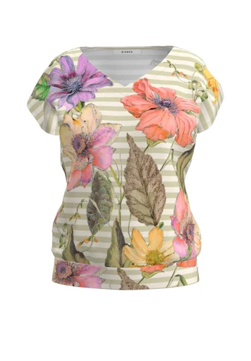 T-shirts korte mouw geel Bianca