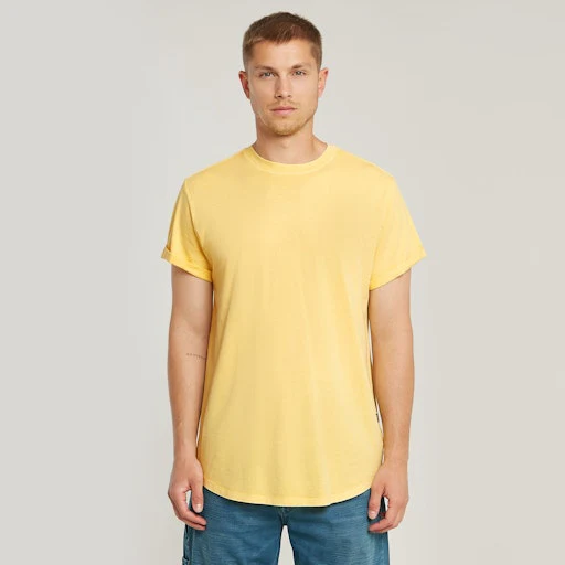 T-shirts korte mouw geel G-Star Raw
