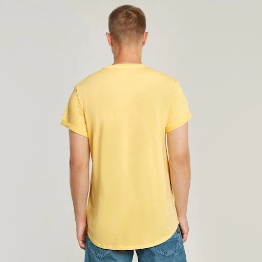 T-shirts korte mouw geel G-Star Raw - Image 2