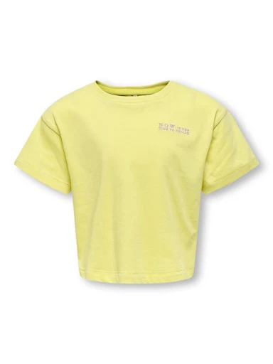 T-shirts korte mouw geel KIDS ONLY