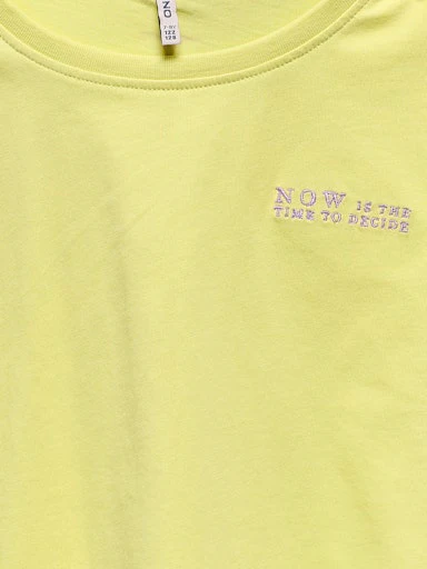 T-shirts korte mouw geel KIDS ONLY - Image 3