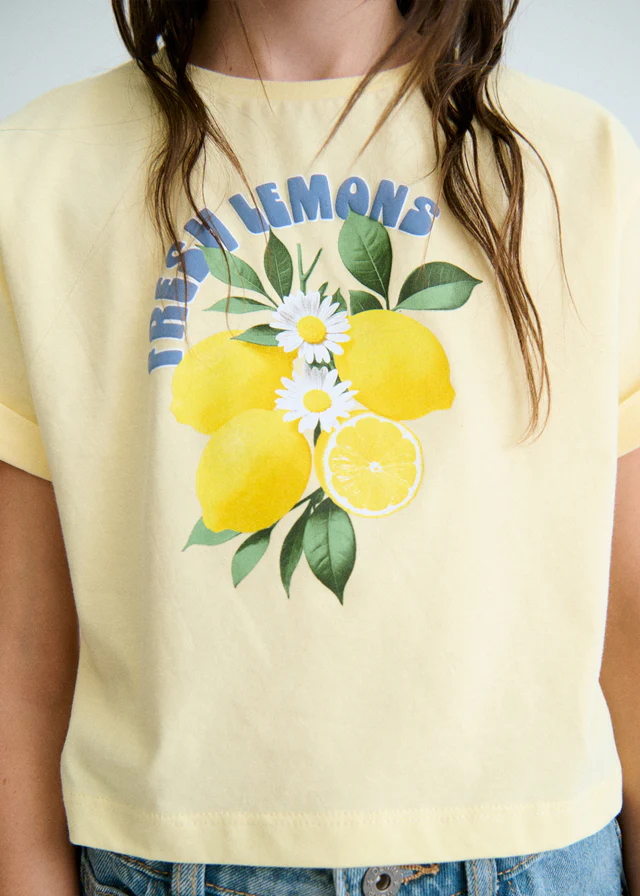 T-shirts korte mouw geel Mayoral - Image 2