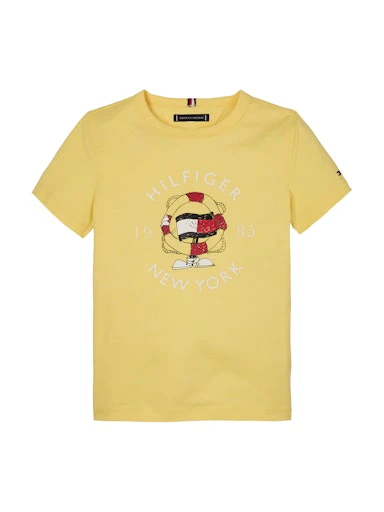 T-shirts korte mouw geel Tommy Hilfiger - Image 4