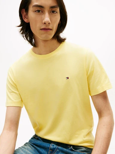 T-shirts korte mouw geel Tommy Hilfiger - Image 4