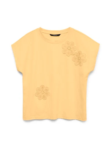 T-shirts korte mouw geel VERO MODA