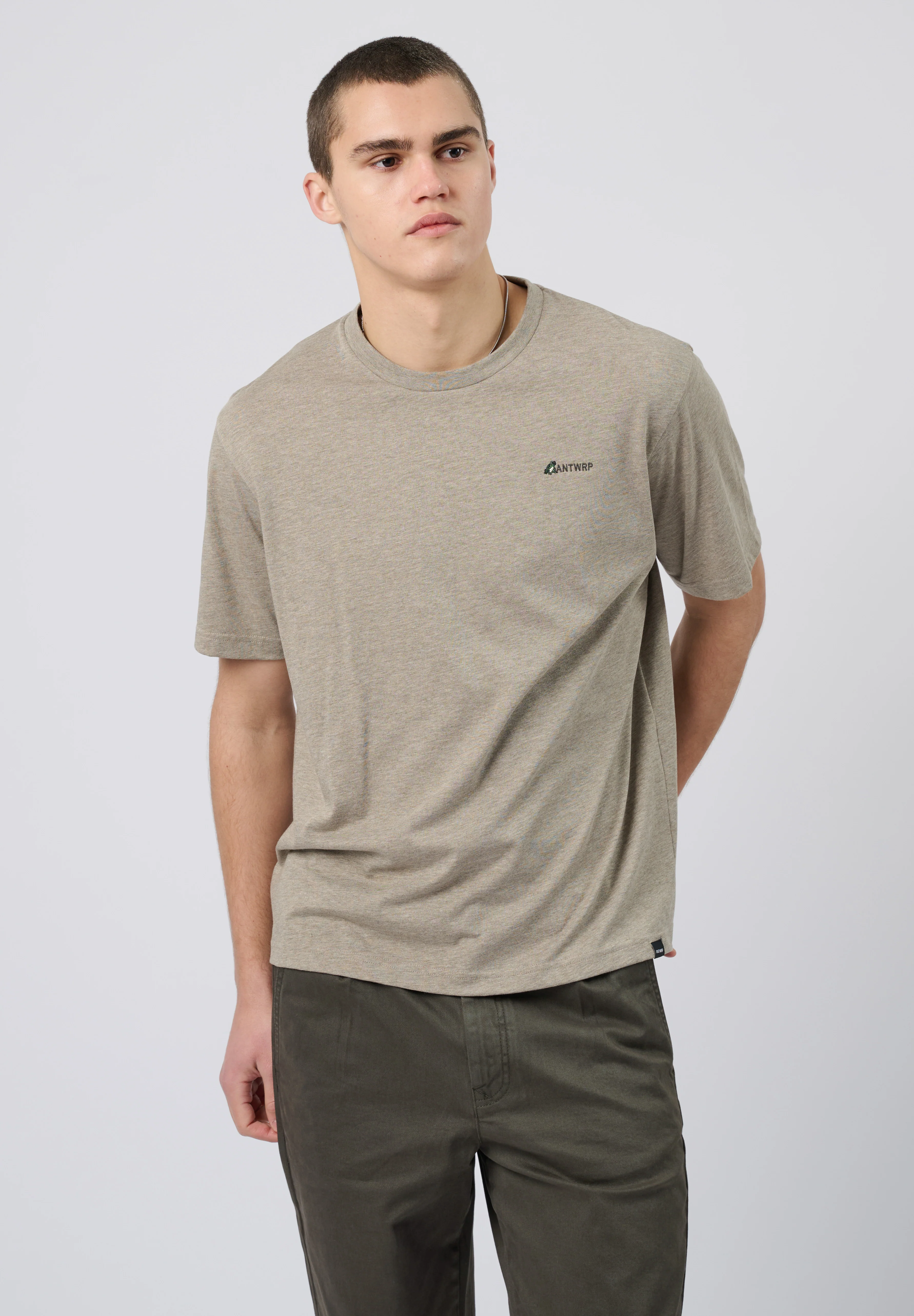 T-shirts korte mouw grijs ANTWRP - Image 2