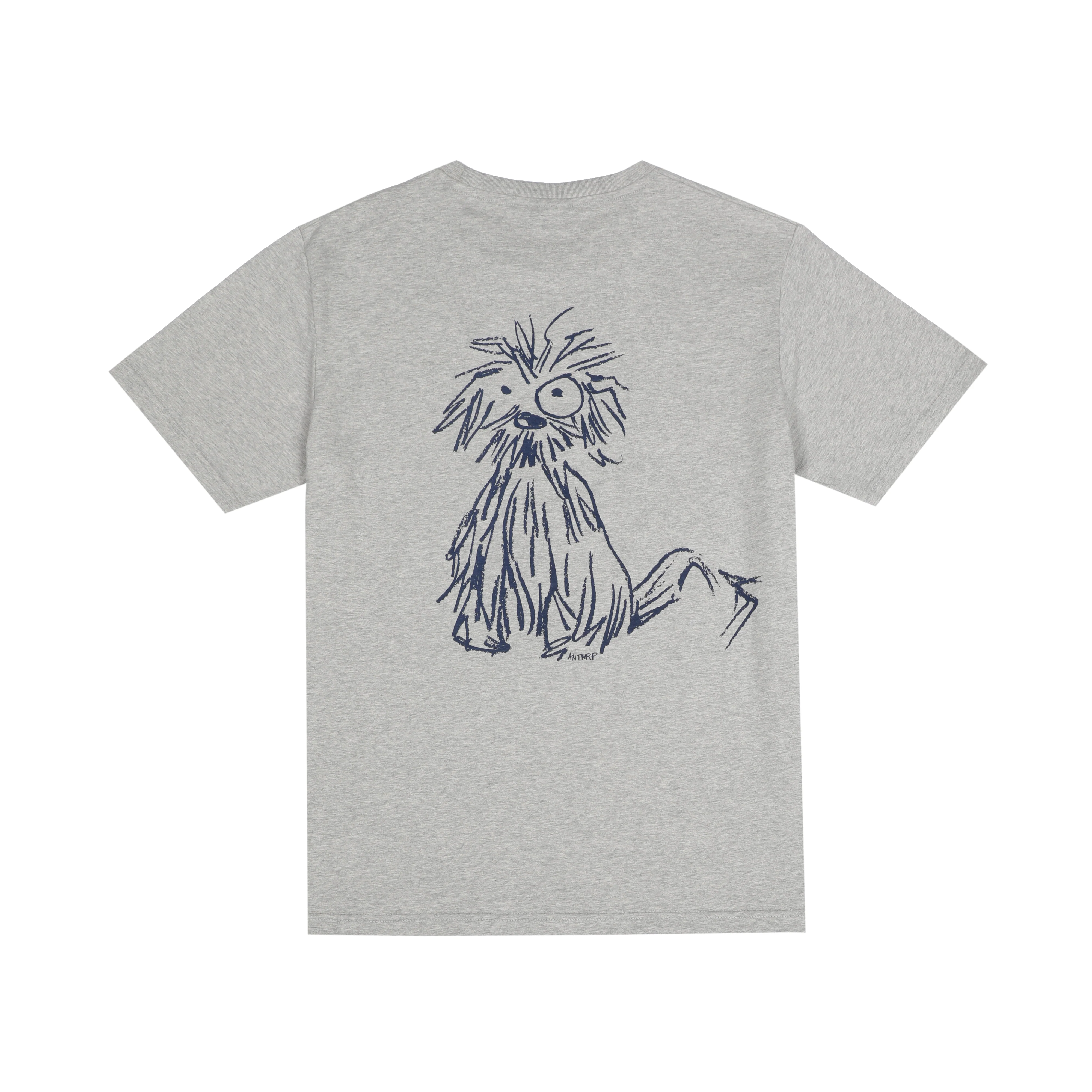 T-shirts korte mouw grijs ANTWRP - Image 2