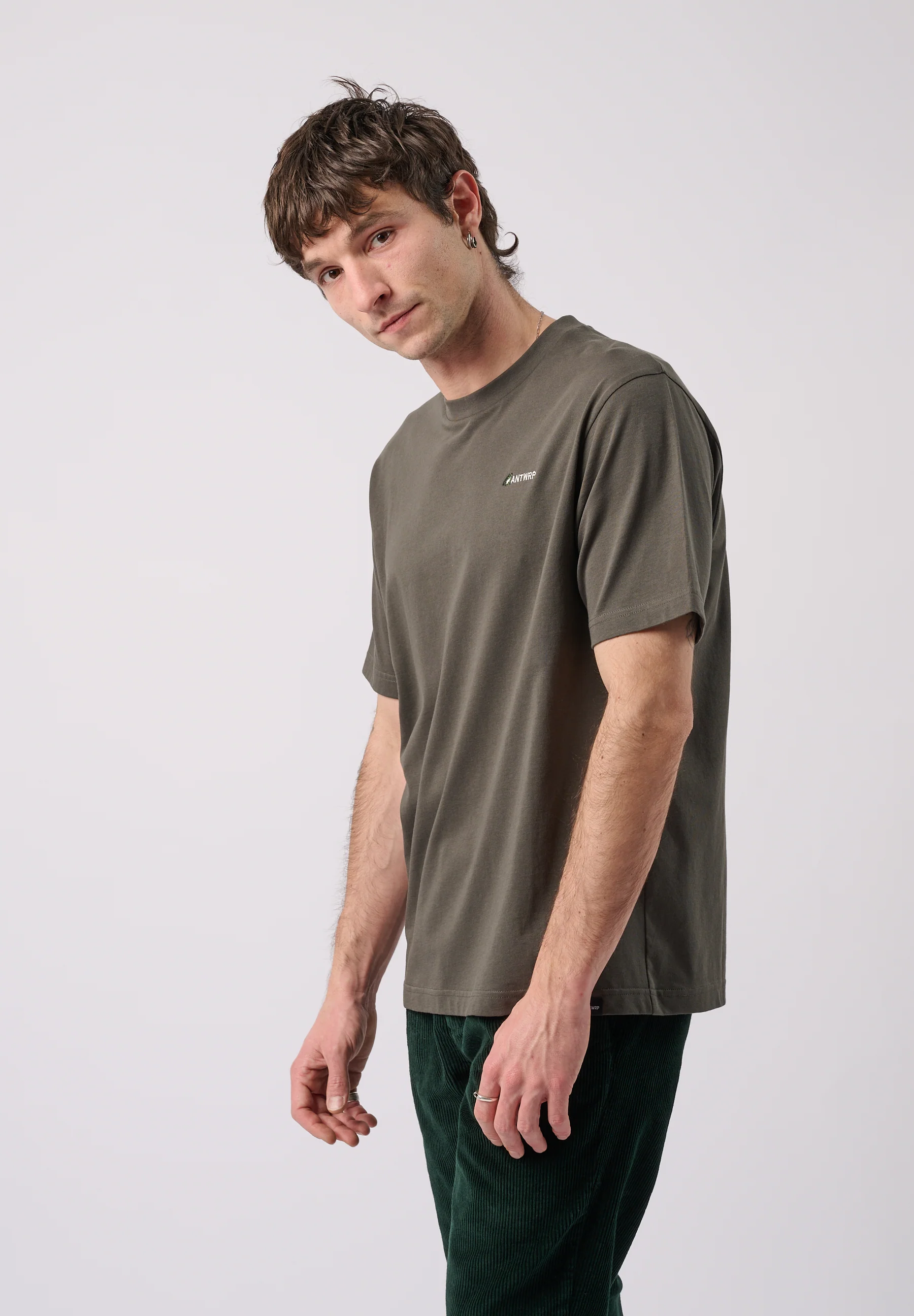 T-shirts korte mouw grijs ANTWRP